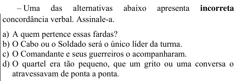 Questão 19 no caderno CFS 2 da EEAR 2021