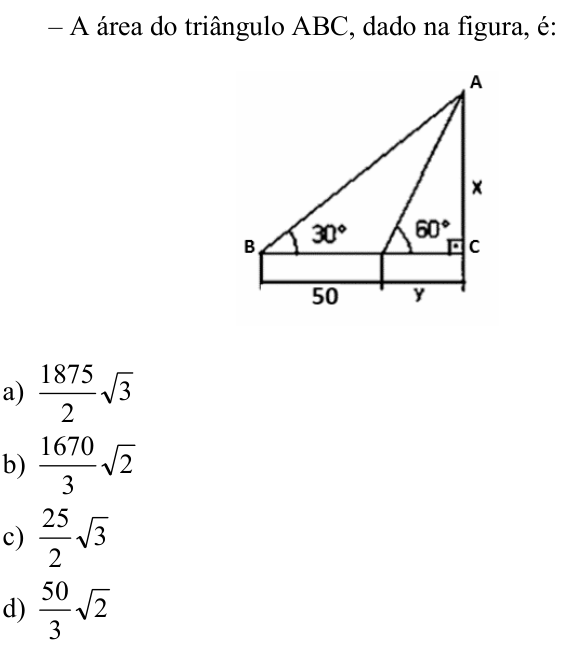 Questão 52 no caderno CFS 2 da EEAR 2021