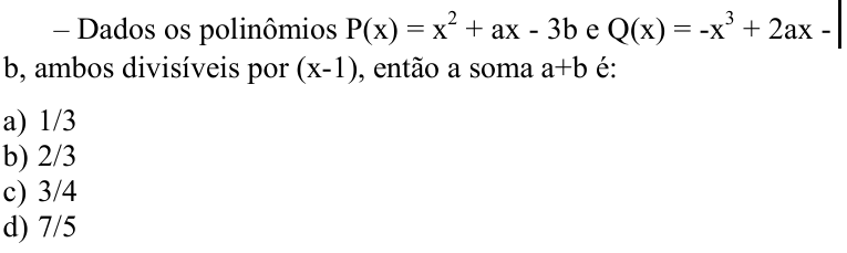 Questão 53 no caderno CFS 2 da EEAR 2021