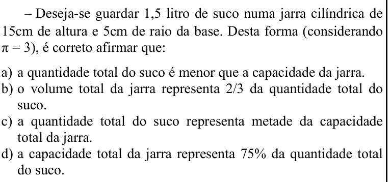 Questão 54 no caderno CFS 2 da EEAR 2021