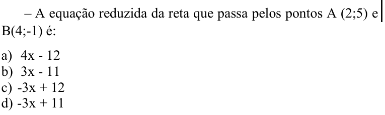 Questão 61 no caderno CFS 2 da EEAR 2021
