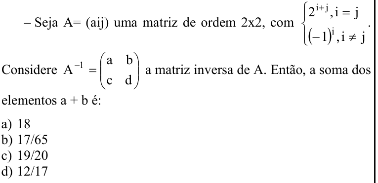 Questão 69 no caderno CFS 2 da EEAR 2021