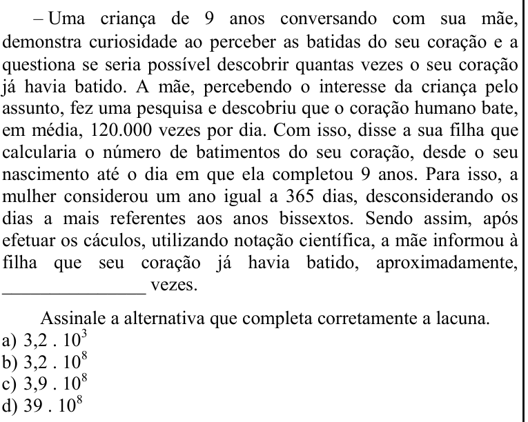 Questão 78 no caderno CFS 2 da EEAR 2021