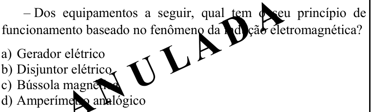 Questão 90 no caderno CFS 2 da EEAR 2021