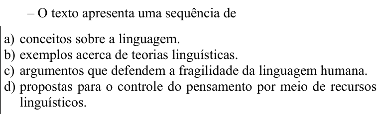Questão 3 no caderno CFS 1 da EEAR 2022