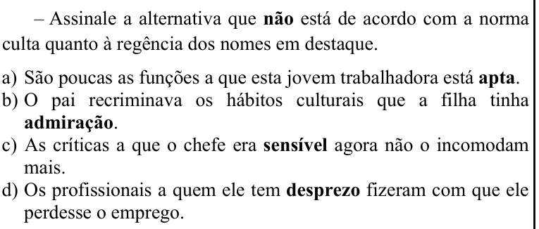 Questão 5 no caderno CFS 1 da EEAR 2022
