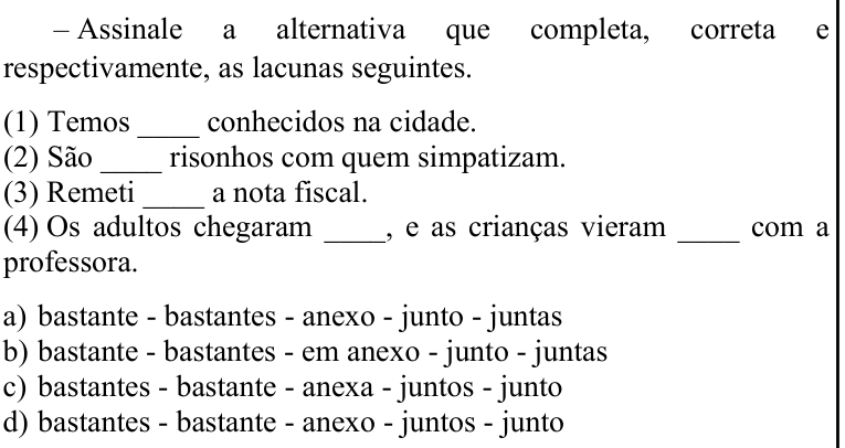 Questão 13 no caderno CFS 1 da EEAR 2022