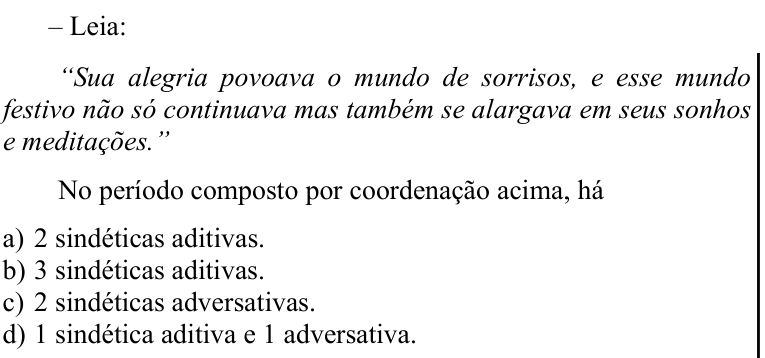 Questão 14 no caderno CFS 1 da EEAR 2022
