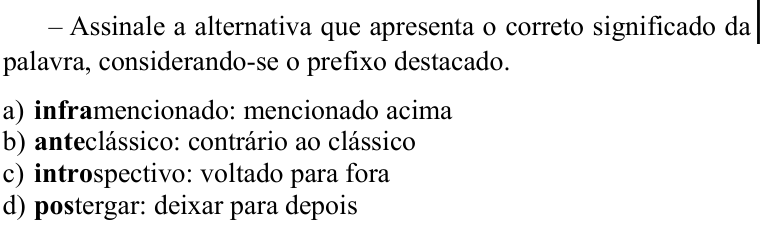 Questão 22 no caderno CFS 1 da EEAR 2022