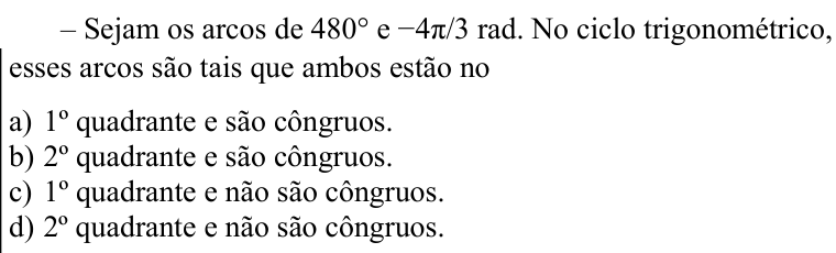 Questão 61 no caderno CFS 1 da EEAR 2022