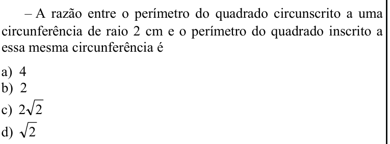 Questão 63 no caderno CFS 1 da EEAR 2022