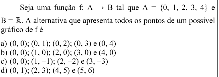 Questão 66 no caderno CFS 1 da EEAR 2022