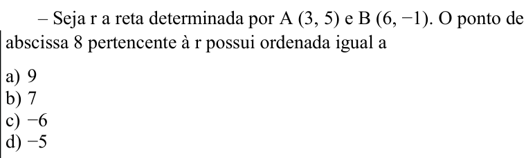 Questão 70 no caderno CFS 1 da EEAR 2022