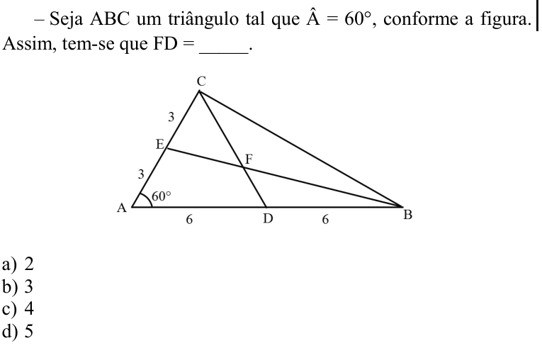 Questão 71 no caderno CFS 1 da EEAR 2022