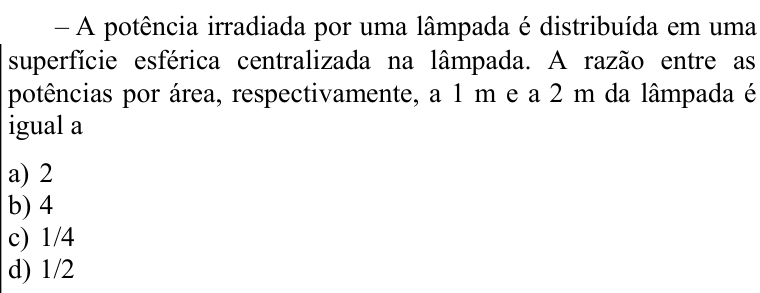 Questão 81 no caderno CFS 1 da EEAR 2022
