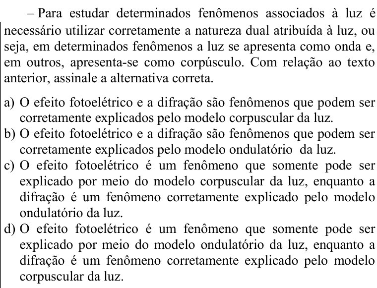 Questão 82 no caderno CFS 1 da EEAR 2022