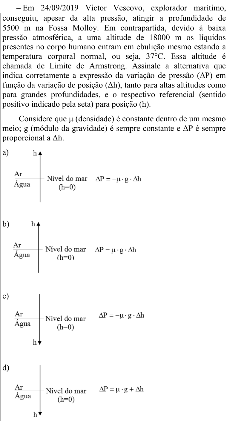 Questão 86 no caderno CFS 1 da EEAR 2022