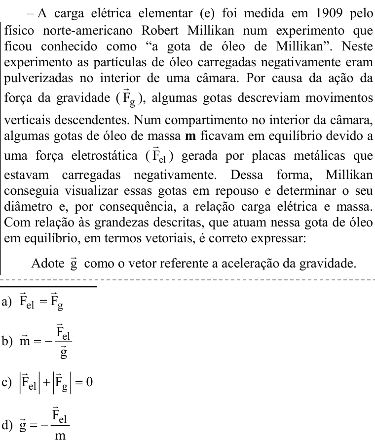 Questão 87 no caderno CFS 1 da EEAR 2022