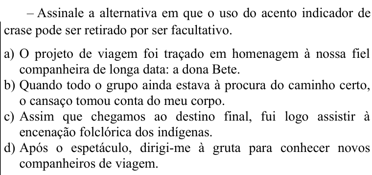 Questão 8 no caderno CFS 2 da EEAR 2022