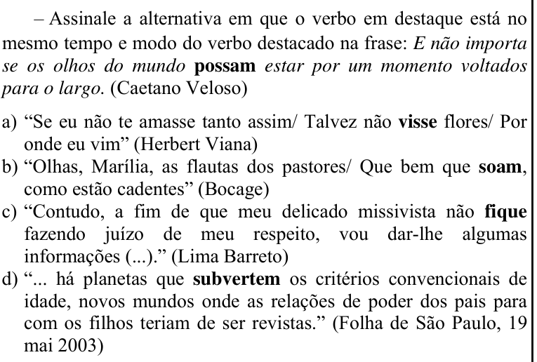 Questão 9 no caderno CFS 2 da EEAR 2022