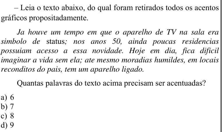 Questão 11 no caderno CFS 2 da EEAR 2022