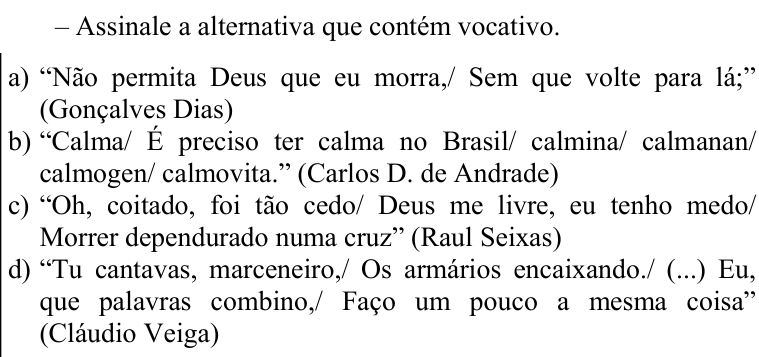 Questão 19 no caderno CFS 2 da EEAR 2022