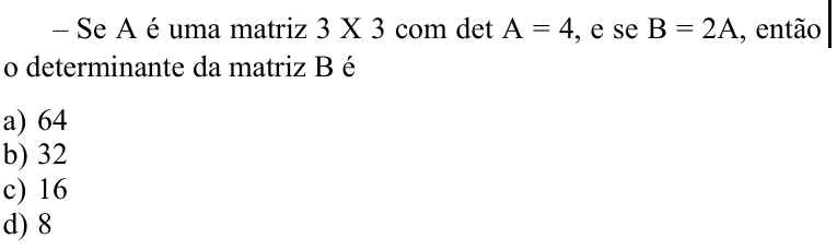 Questão 50 no caderno CFS 2 da EEAR 2022