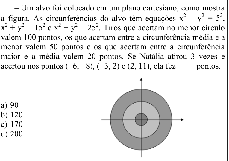 Questão 56 no caderno CFS 2 da EEAR 2022