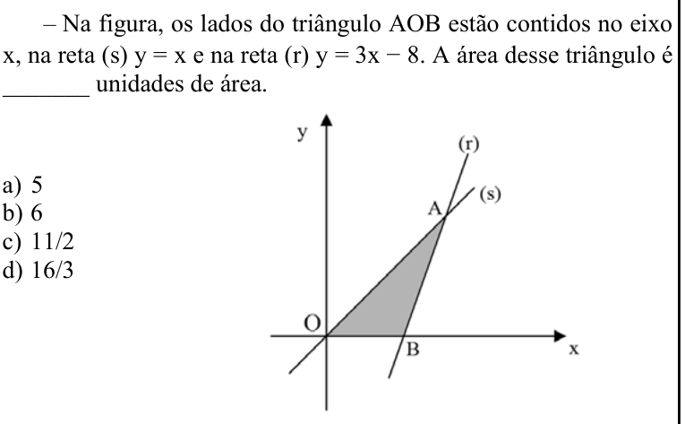 Questão 57 no caderno CFS 2 da EEAR 2022