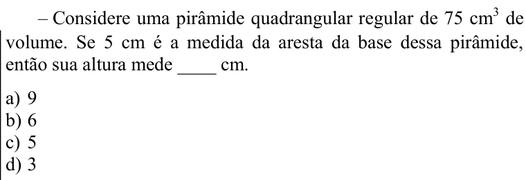 Questão 62 no caderno CFS 2 da EEAR 2022