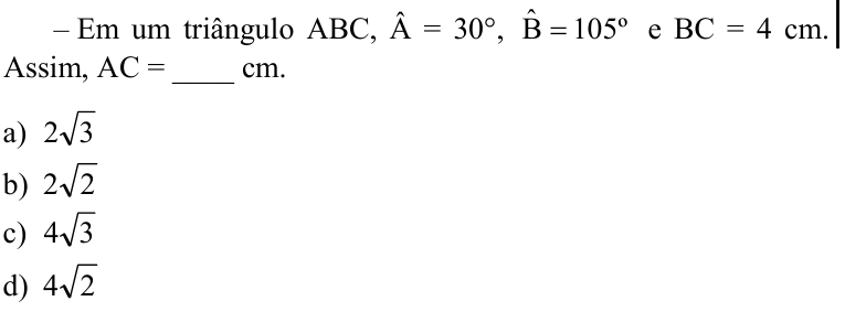Questão 66 no caderno CFS 2 da EEAR 2022