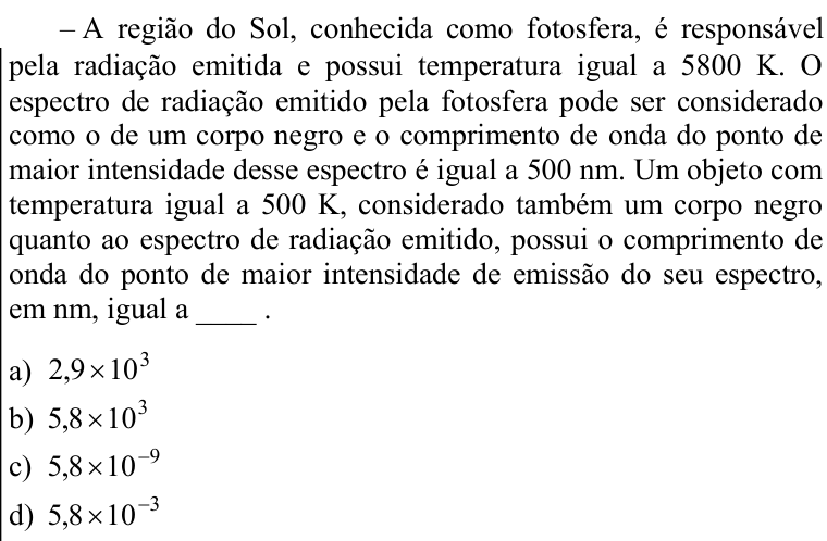 Questão 76 no caderno CFS 2 da EEAR 2022