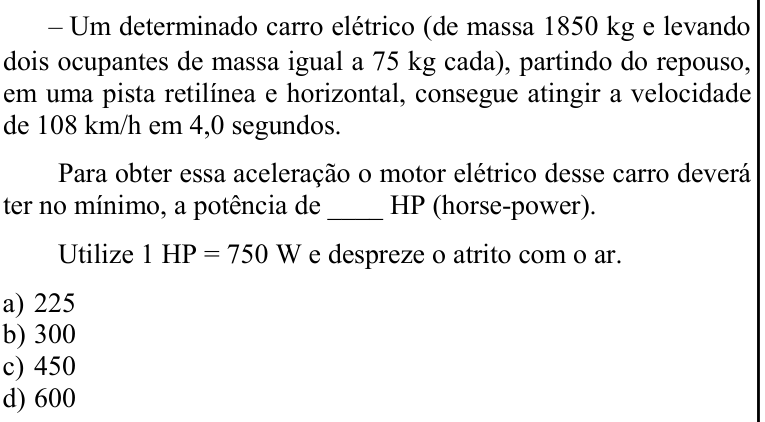 Questão 84 no caderno CFS 2 da EEAR 2022