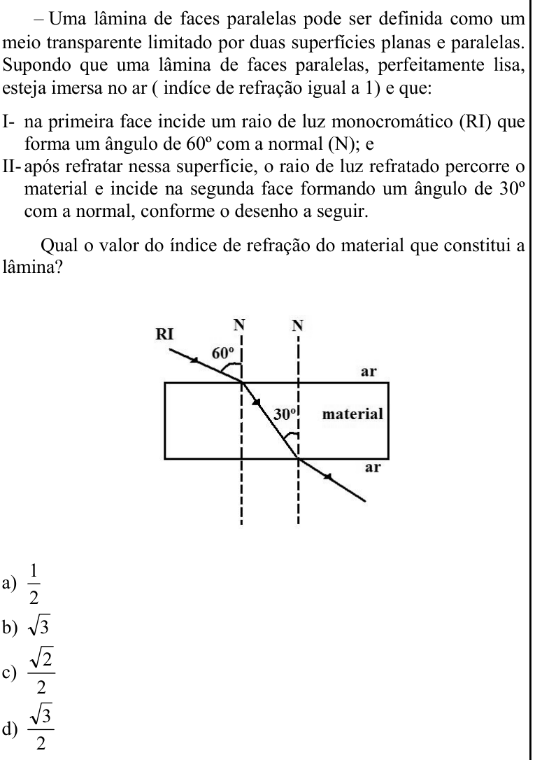Questão 89 no caderno CFS 2 da EEAR 2022