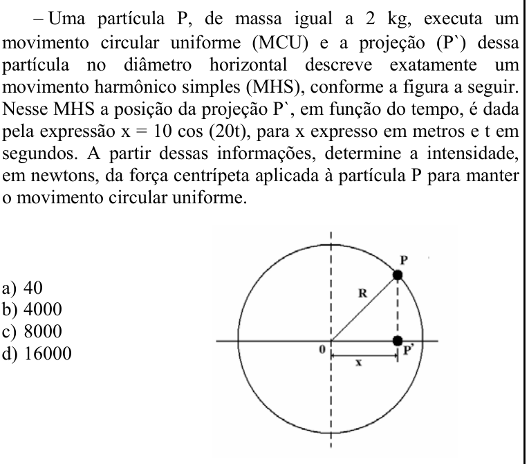 Questão 90 no caderno CFS 2 da EEAR 2022