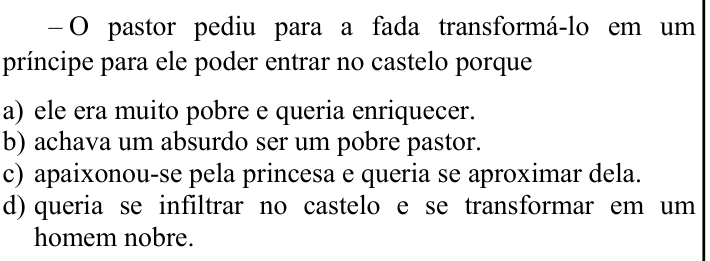 Questão 2 no caderno CFS 1 da EEAR 2023