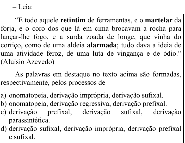 Questão 5 no caderno CFS 1 da EEAR 2023