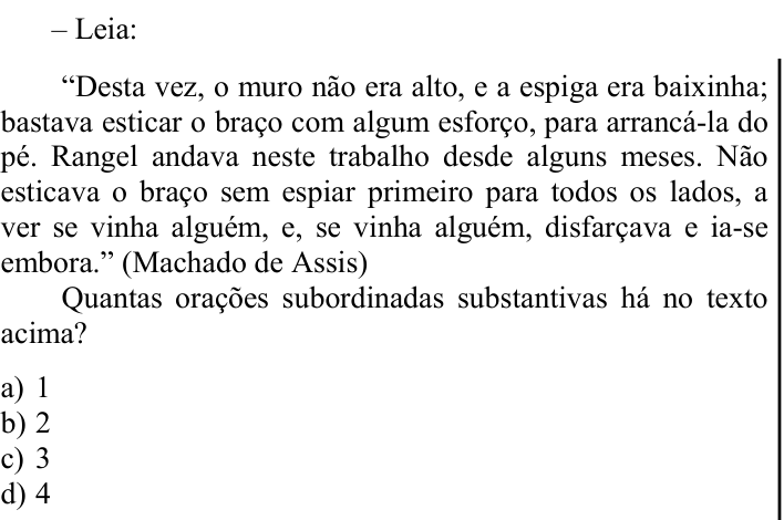 Questão 11 no caderno CFS 1 da EEAR 2023