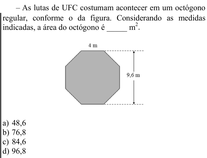 Questão 51 no caderno CFS 1 da EEAR 2023
