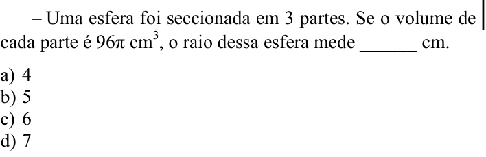 Questão 53 no caderno CFS 1 da EEAR 2023