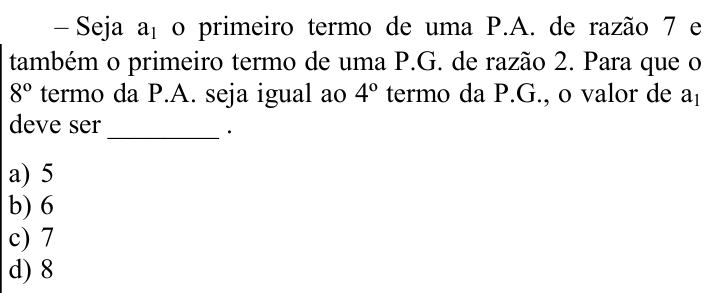 Questão 58 no caderno CFS 1 da EEAR 2023