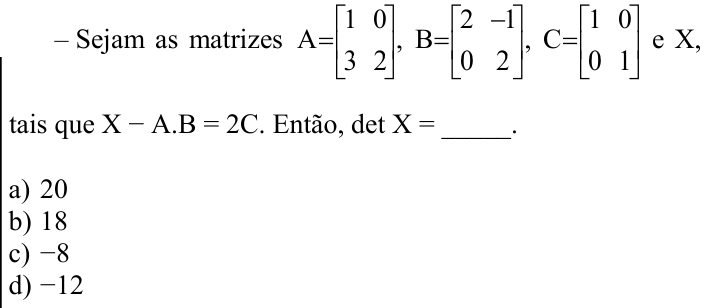 Questão 59 no caderno CFS 1 da EEAR 2023