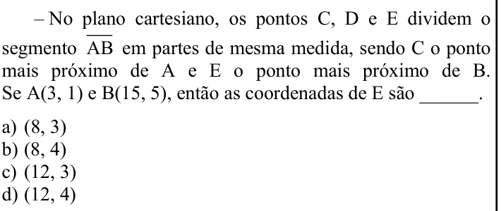 Questão 61 no caderno CFS 1 da EEAR 2023