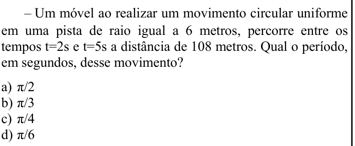 Questão 74 no caderno CFS 1 da EEAR 2023
