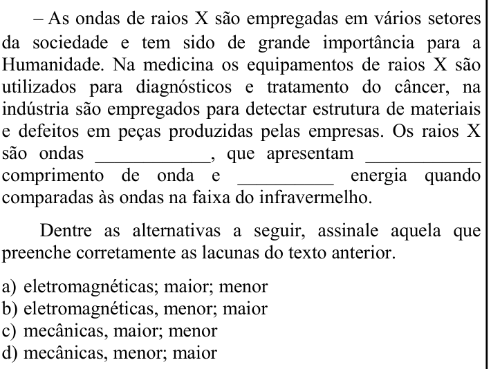 Questão 83 no caderno CFS 1 da EEAR 2023