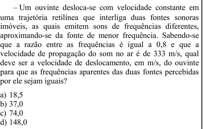 Questão 88 no caderno CFS 1 da EEAR 2023