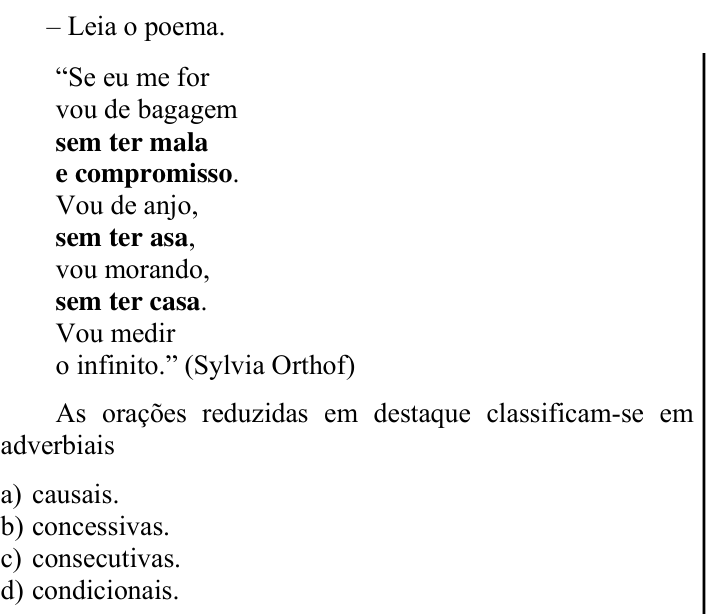 Questão 5 no caderno CFS 2 da EEAR 2023