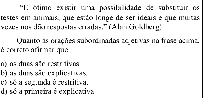 Questão 16 no caderno CFS 2 da EEAR 2023