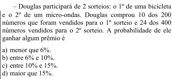 Questão 51 no caderno CFS 2 da EEAR 2023