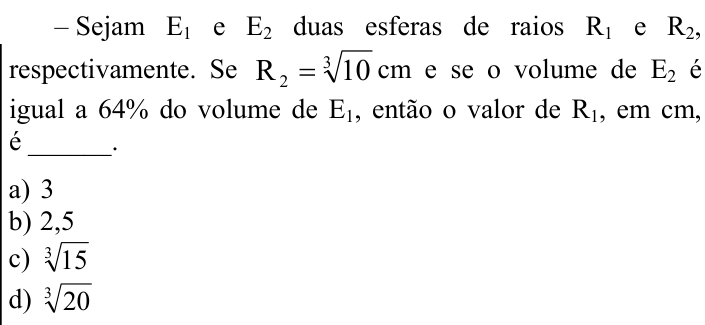 Questão 53 no caderno CFS 2 da EEAR 2023